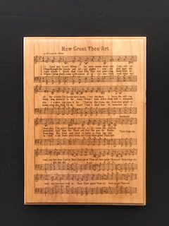 How Great Thou Art- Wood Plaque