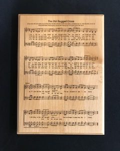 The Old Rugged Cross- Wood Plaque