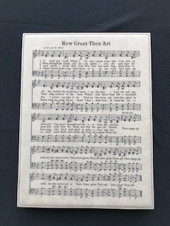 How Great Thou Art- Leatherette Plaque