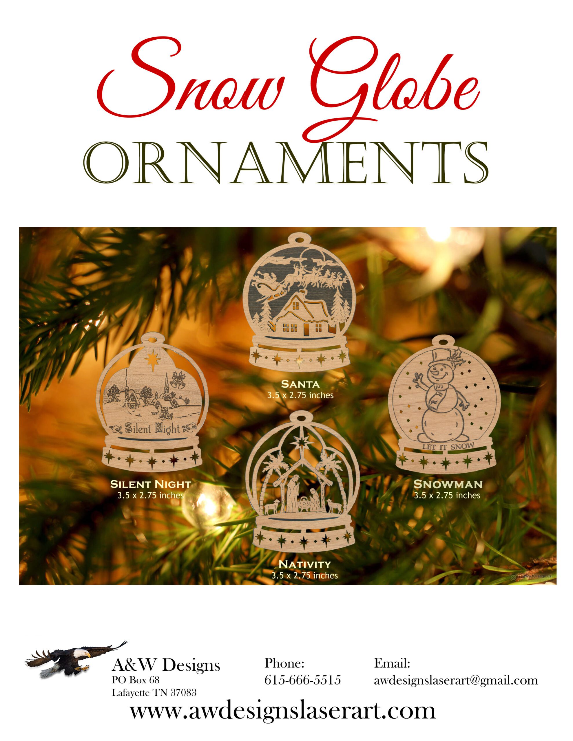 Snow Globes Ornament