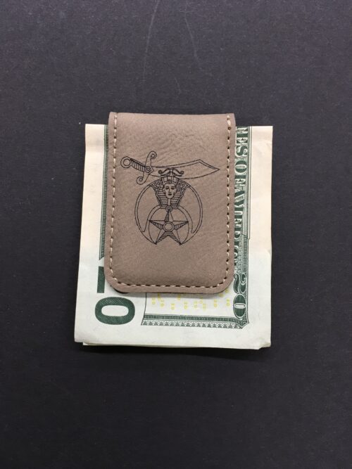 Leatherette Magnetic Money Clip-Shriner